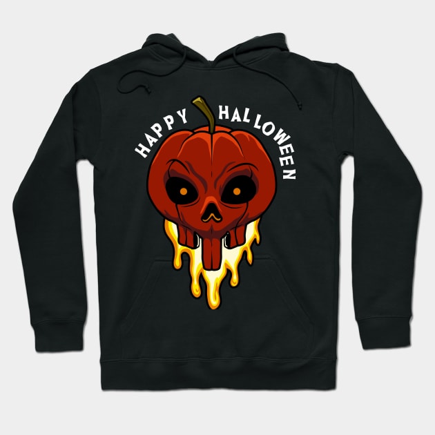 Skull Pumpkin Hoodie by Oyeplot